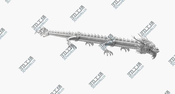 images/goods_img/20210312/3D Silver Chinese Dragon Rigged for Cinema 4D model/3.jpg